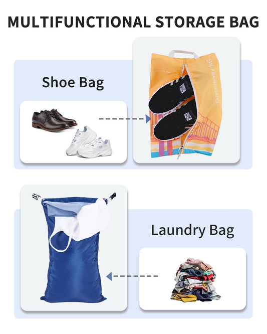 Ceneda 7 Set Compression Packing Cubes for Travel, Expandable Luggage Organizer with Shoe & Laundry Bags, Lightweight Suitcase Packing Cubes for Women & Family, Carry-On, Cruise, Vacation (City Print)