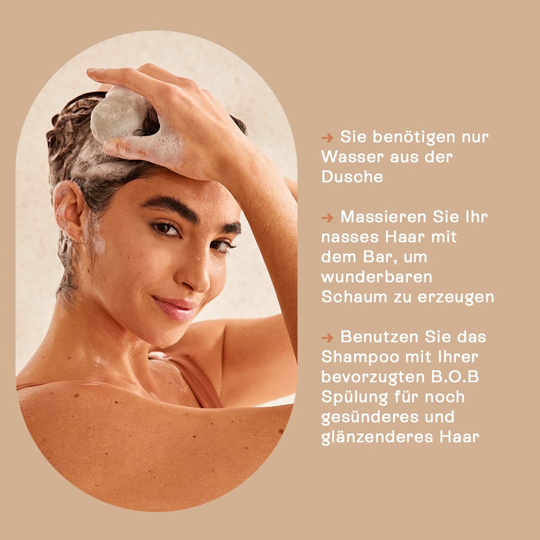 Moisturizing Shampoo Bar for Curly Hair (6.7oz) | Solid Sulfate-Free Shampoo for Waves & Curls | Vegan, Eco-Friendly, Plastic-Free | Made in Brazil