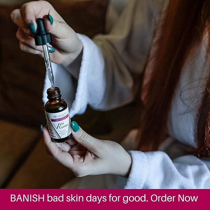 Advanced Neck Serum – V line Jawline - Fine Lines - Neck Wrinkles - Sagging Skin - Serum for Women and Men. Anacis (2 pack x 30ML)