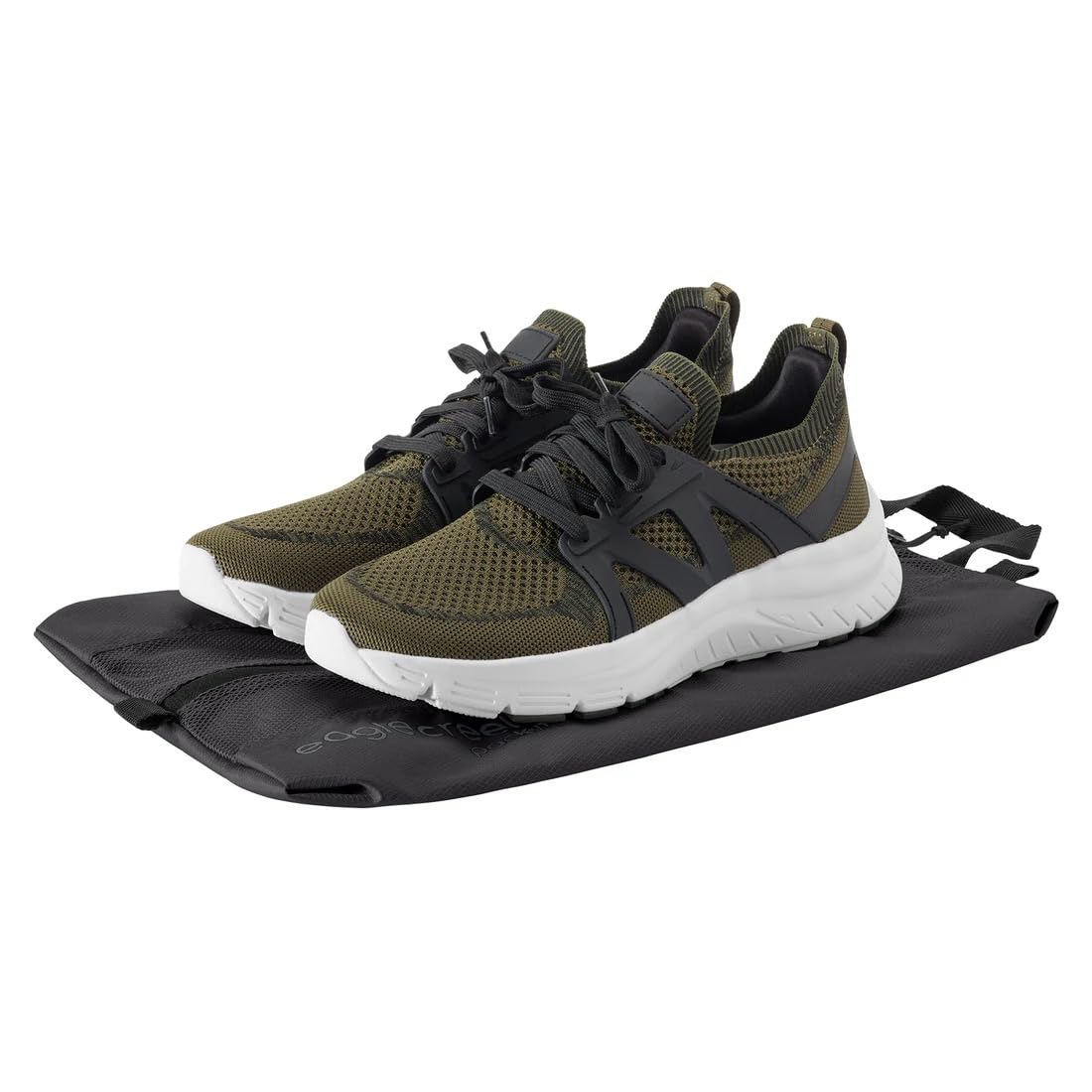 Eagle Creek Pack-It Reveal Extended Stay Set - Compression Travel Packing Cubes Set - Eco-Friendly - Quick-Drying, Water-Resistant & Translucent Fabric - Pack of 6 - Black