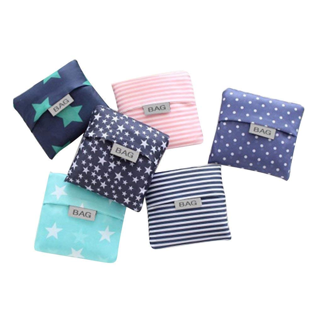 Kaxich Reusable Grocery Shopping Bags - Foldable Eco-friendly Shopper Tote Bags (4 Pack) Waterproof & Machine Washable