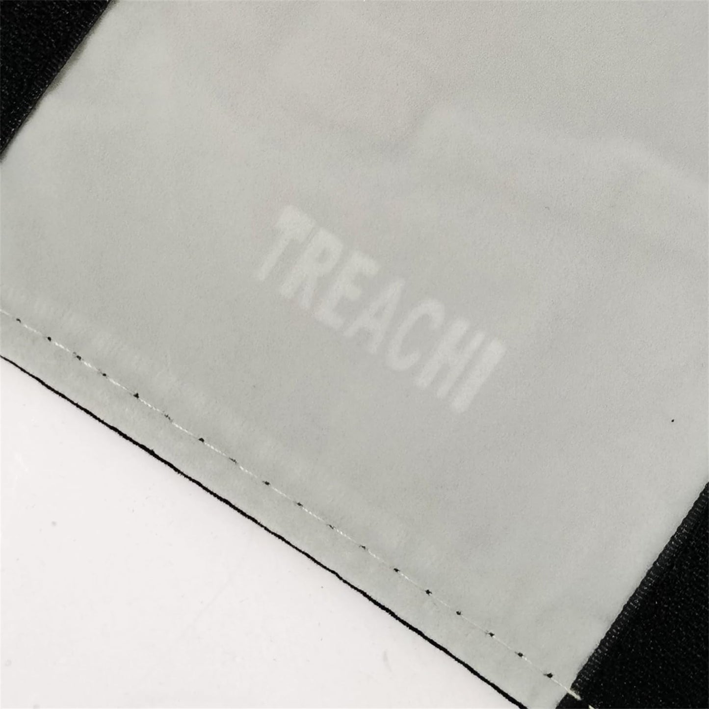 SCIKHEFT Travel Roll Bag Jewelry Display Storage Organizer Multi-function Velvet Pouch (Black and grey)