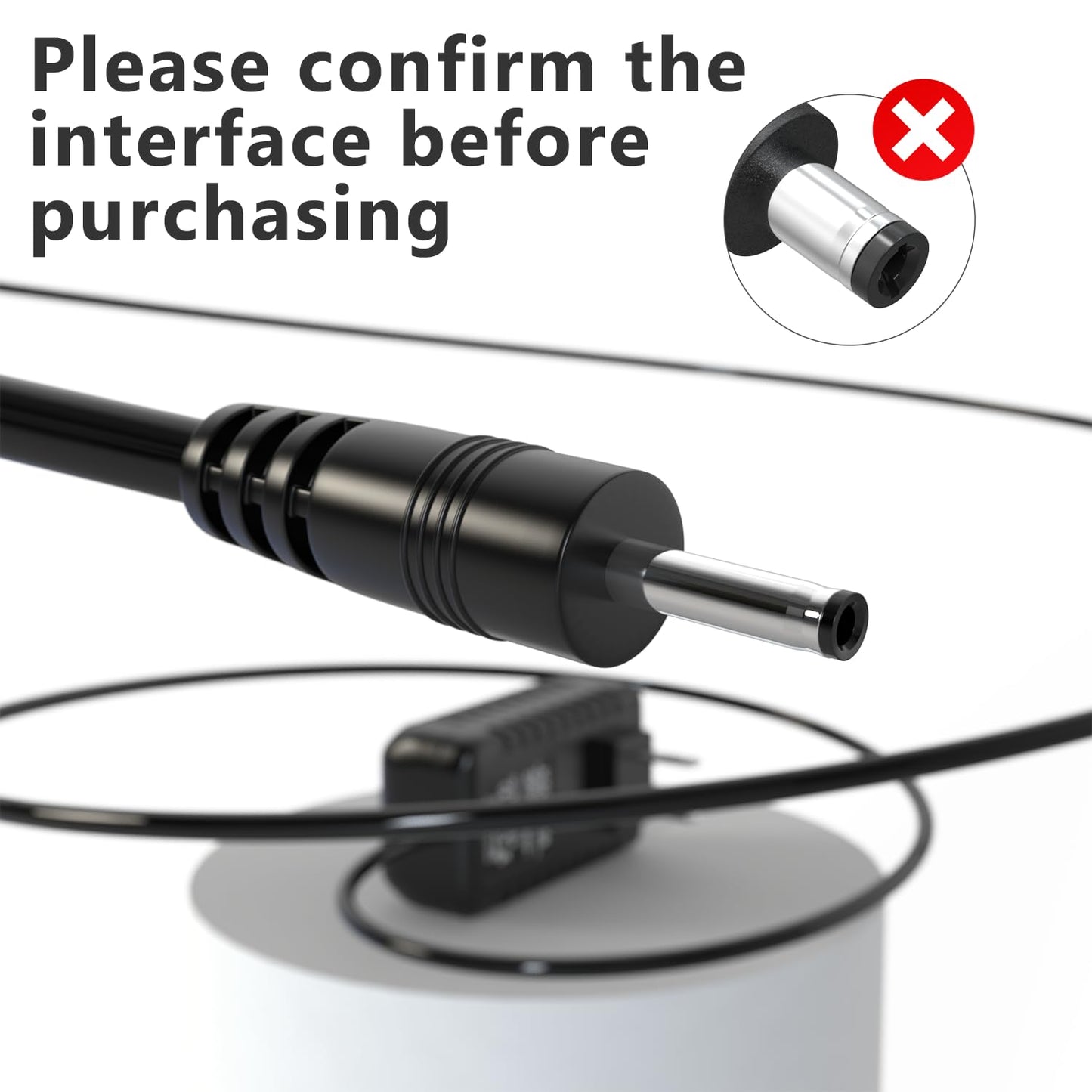 5V Charger for NuFACE Mini Facial Toning Device (Pink, White, Green...), Facial Toning Device Battery Power Adapter Charging Cord