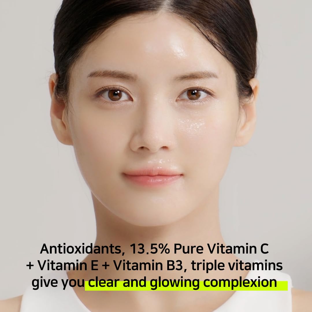 DIVE Korean Face Mask with (13.5% UK Vitamin C Cream) (10 Hyaluronic Acids) for Brightening, Moisturizer, Sheet Mask, Galvanic Facial Effect, Antioxidant Korean Skin Care