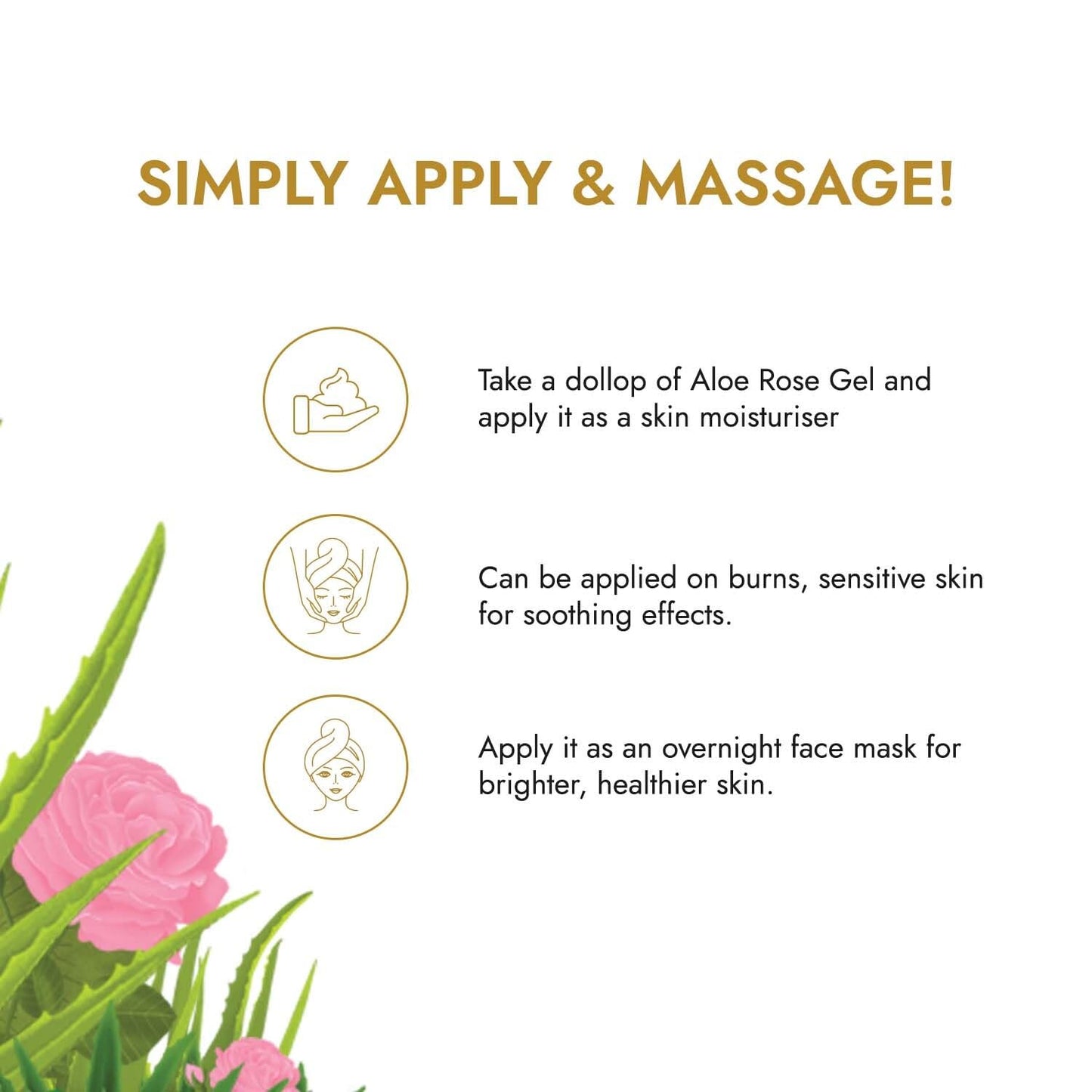 Kapiva Skin Rituals Aloe Rose Gel 200 gms | After-sun Soothing Gel | For Sunburn Relief & Hydration | Clinically Tested Rose Actives| Ayurvedic Tan Minimiser