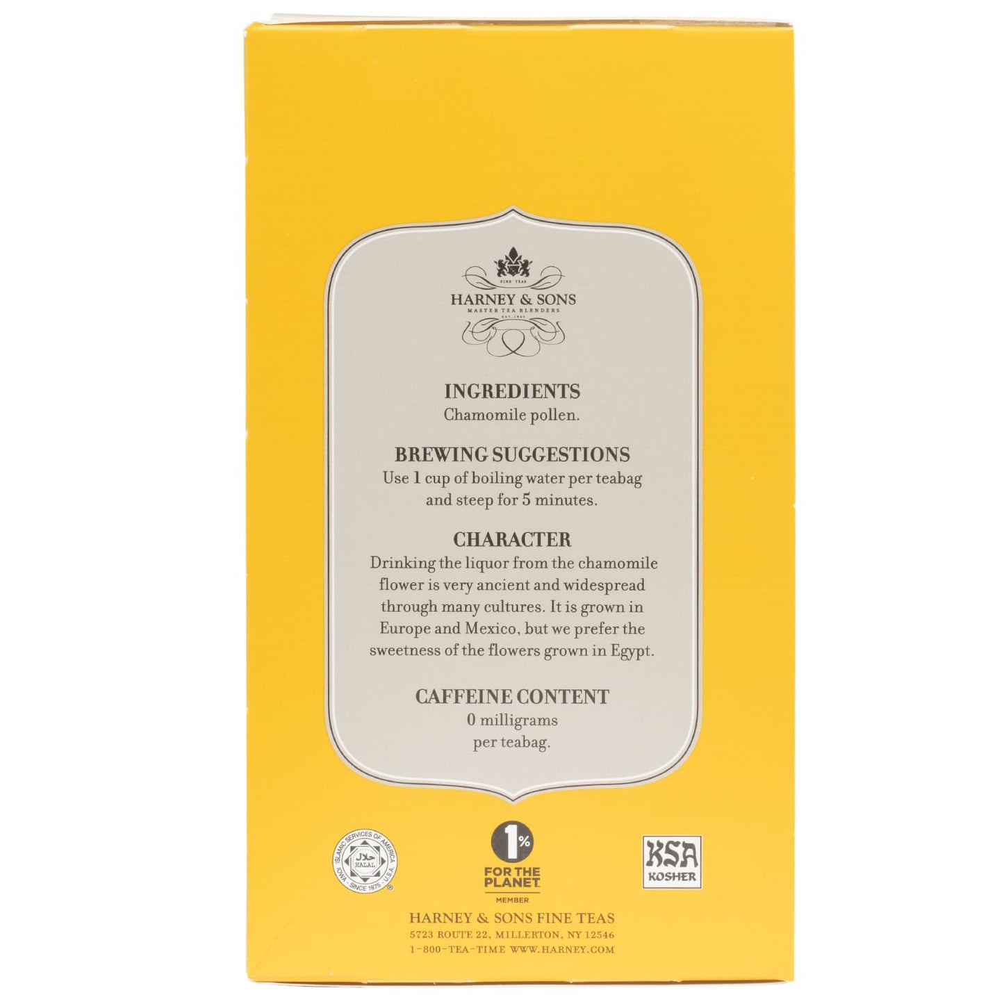 Harney & Sons Fine Teas Egyptian Chamomile - 20 Tea bags, 20 Count (Pack of 1)