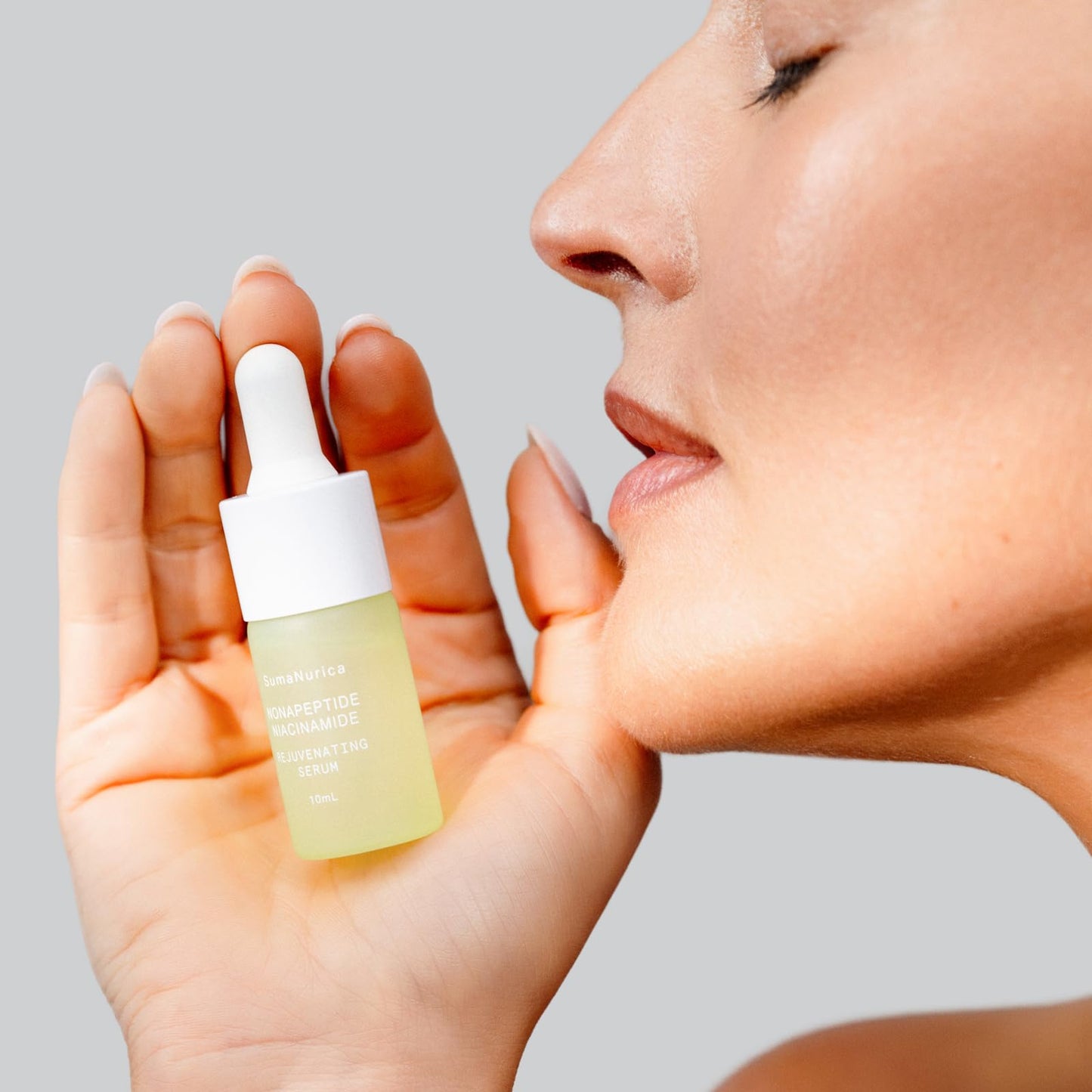 SumaNurica Nonapeptide Niacinamide Rejuvenating Serum Mini - Brightening Face Serum Improves Texture, Boost Hydration - Face Oil Brightens Complexion - Vegan and Fragrance Free - 6 x 0.33 oz