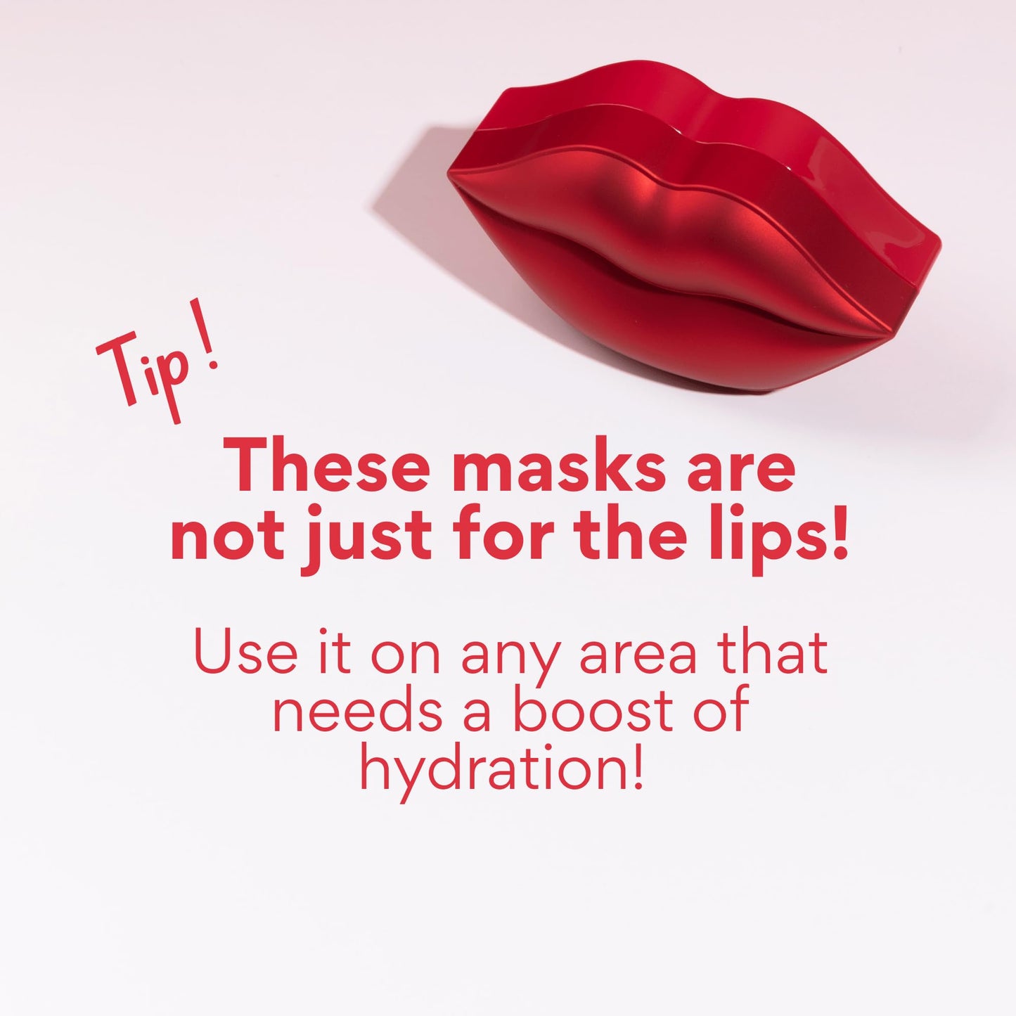 KOCOSTAR Rose Collagen Hydrogel Lip Mask with Niacinamide, Multi Functional Hydrating Lip Care for Dry and Chapped Lips, Hypoallergenic and Paraben Free, Korean Skincare (20 Count)