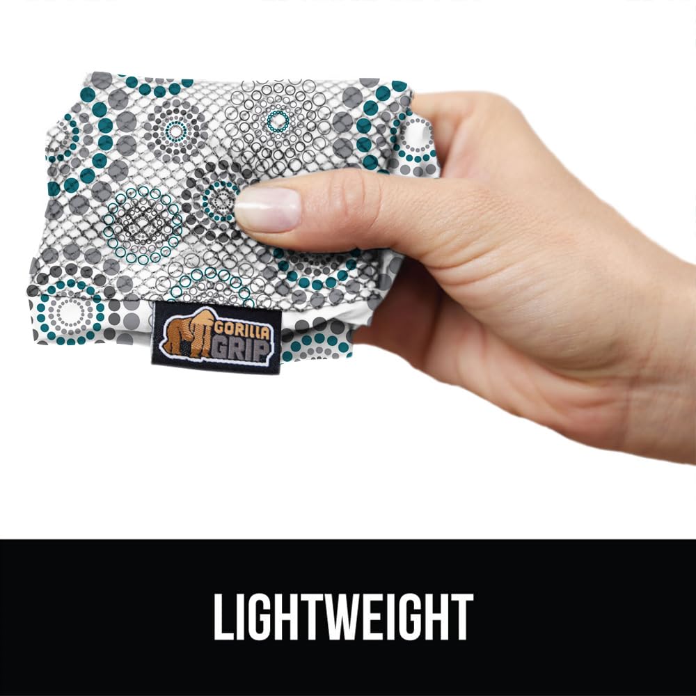 GORILLA GRIP 6 Set Packing Cubes, Travel Essentials for Suitcase, Mesh Organizer Bags for Clothes Toiletries Shoes and Laundry, Luggage and Carry On Airplane Accessories, Traveling Must Haves Spiral