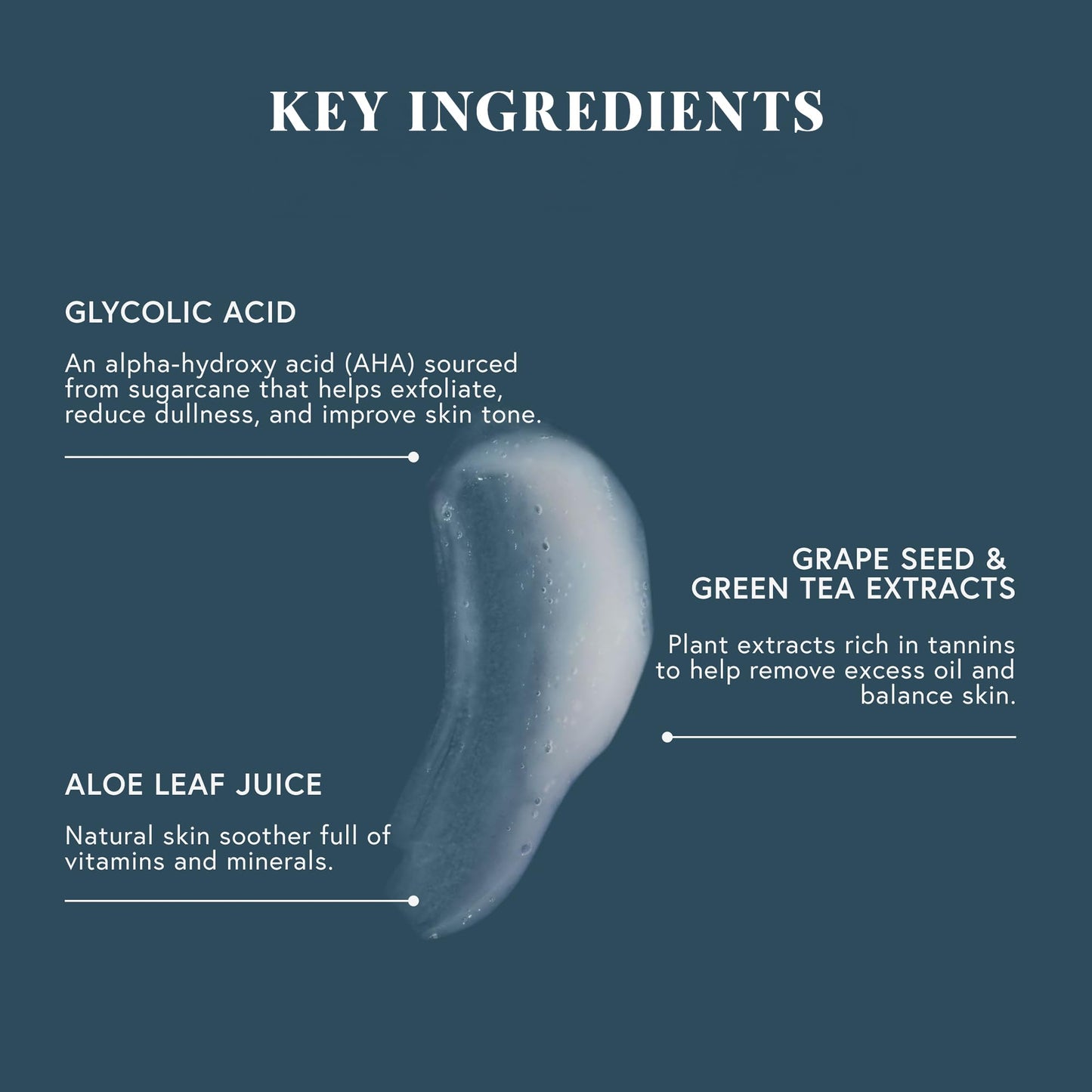 Glycolic Gel To Foam Facial Cleanser (100ml/3.4oz) | Foaming Face Wash| Natural, Plant-Based & Science-First Skincare Routine for Men & Women