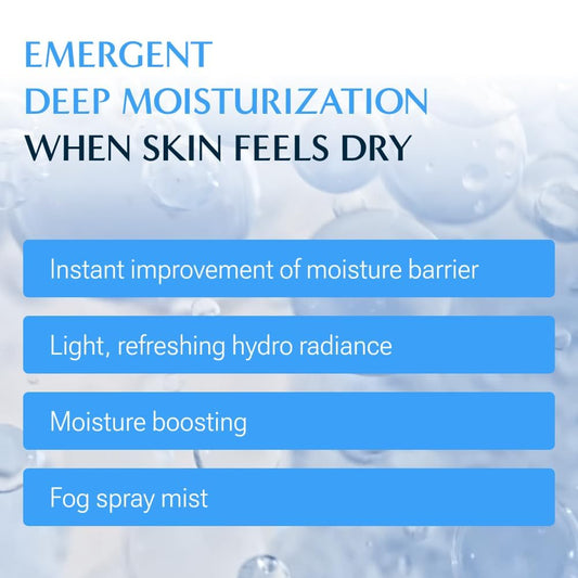 RATAPLAN Donghae Deep Moisturizing Mist Essence 2Pack - Blue Mist, Mineral Glow Mist, K Influencer Mist, Korean Skincare, Hydrating Facial Spray, Hyaluronic Acid, Collagen, Panthenol for Skin Barrier