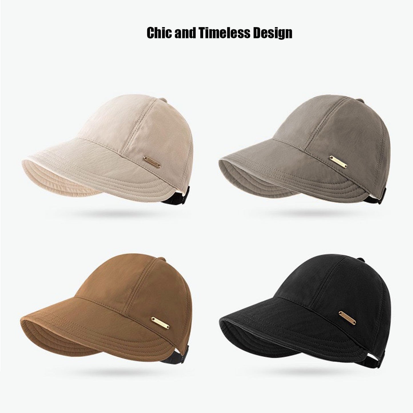 Sunhats for Women UV Protection Ponytail Hat Packable Hats for Women Travel UPF 50 Hats for Men Adjustable Cap Gray