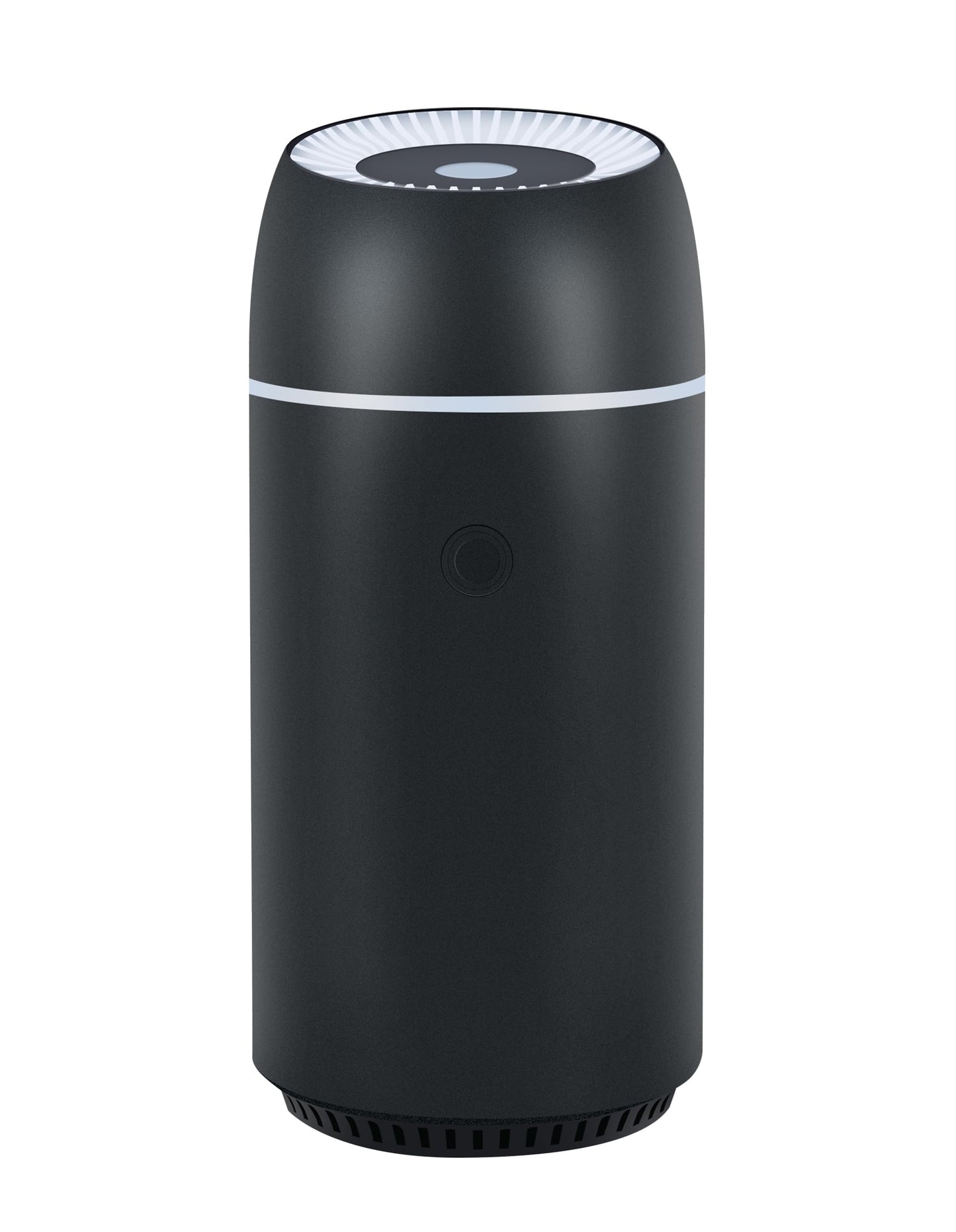 Car Diffuser for Essential Oils Portable Mini Ultrasonic Mist Humidifier 100ml USB Aromatherapy Diffuser Freshener with Colorful Lights for Small Space Home Office Bedroom (Black)