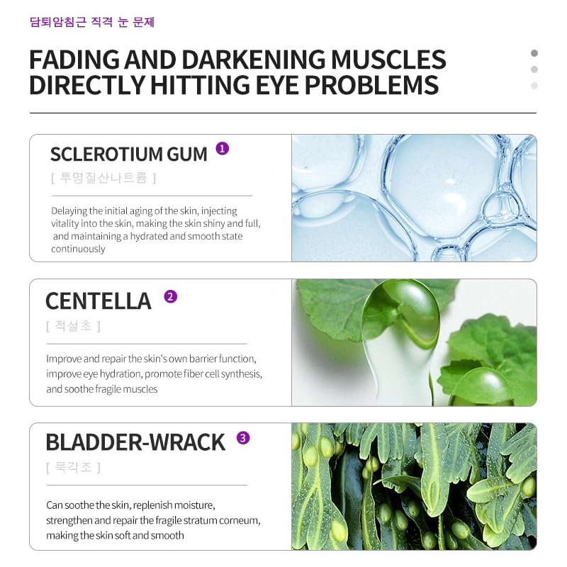 Korea Active Anti-Wrinkle Eye Cream 20g / Anti-Aging, Fade Fine Lines, Remove Dark Circles, Moisturizing and Repair Eye Skin, Prevent New Wrinkles, Rejuvenate and Tighten Delicate Eye Area