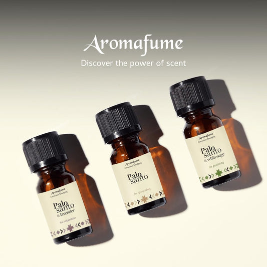 Palo Santo Essential Oil Diffuser Blend by Aromafume | 30ml/1 fl oz | Made with Peruvian Palo Santo Extract | Non-Toxic Alternative, Sustainable Substitute for Palo Santo Sticks or Incense