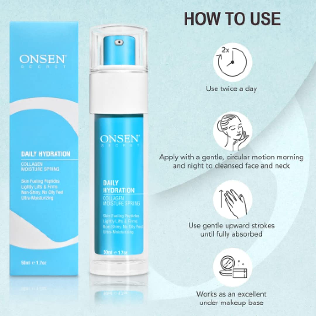 Onsen Secret - Anti Aging Face Moisturizer Cream 50 ml - Daily Skin Rejuvenation - Natural Anti-Aging Properties - Hydration & Protection - Organic Ingredients