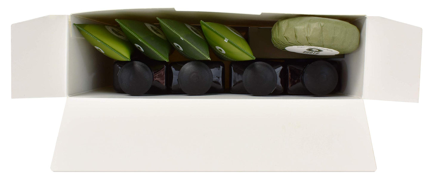 ROOTS AROMATHERAPY Airbnb Travel+Essentials Shampoo and Conditioner Sets Body Wash Lotion & Soap,Guest Bathroom Essentials Toiletries Kit Bulk Mini Set Kits Sulfate Free Air Bnb Toiletry (10 Count)