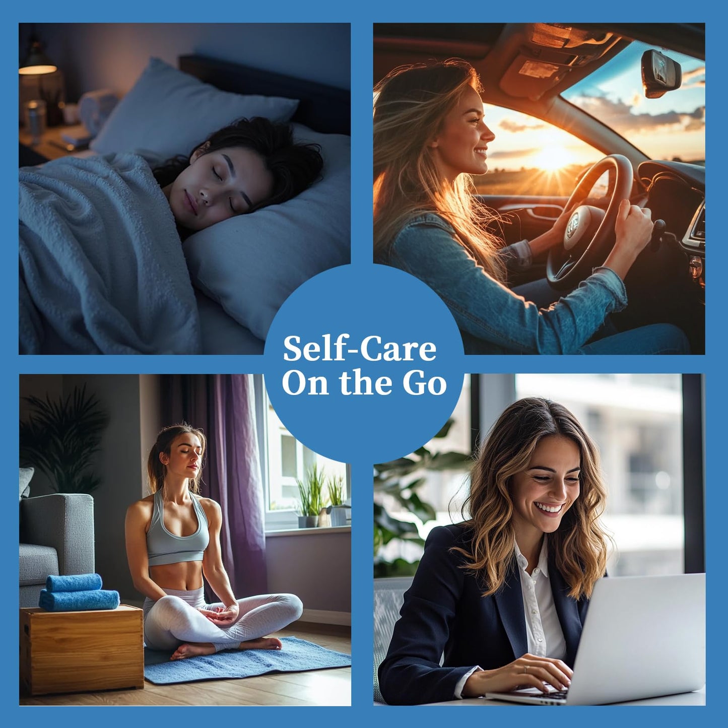 2-Packs Serenity & Calm Essential Oil Roll On-100% Natural Stress Relief & Relaxation Aromatherapy - Self Care Gifts for Women - Nurse Essentials by VUTOLLOSA