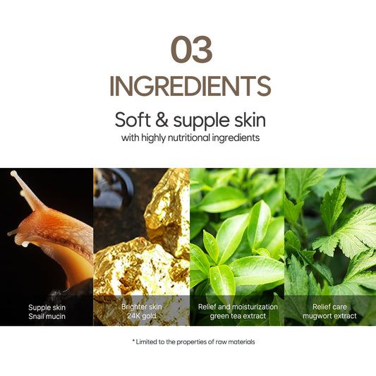 Petitfee Gold & Snail Hydogel Face Mask 5ea