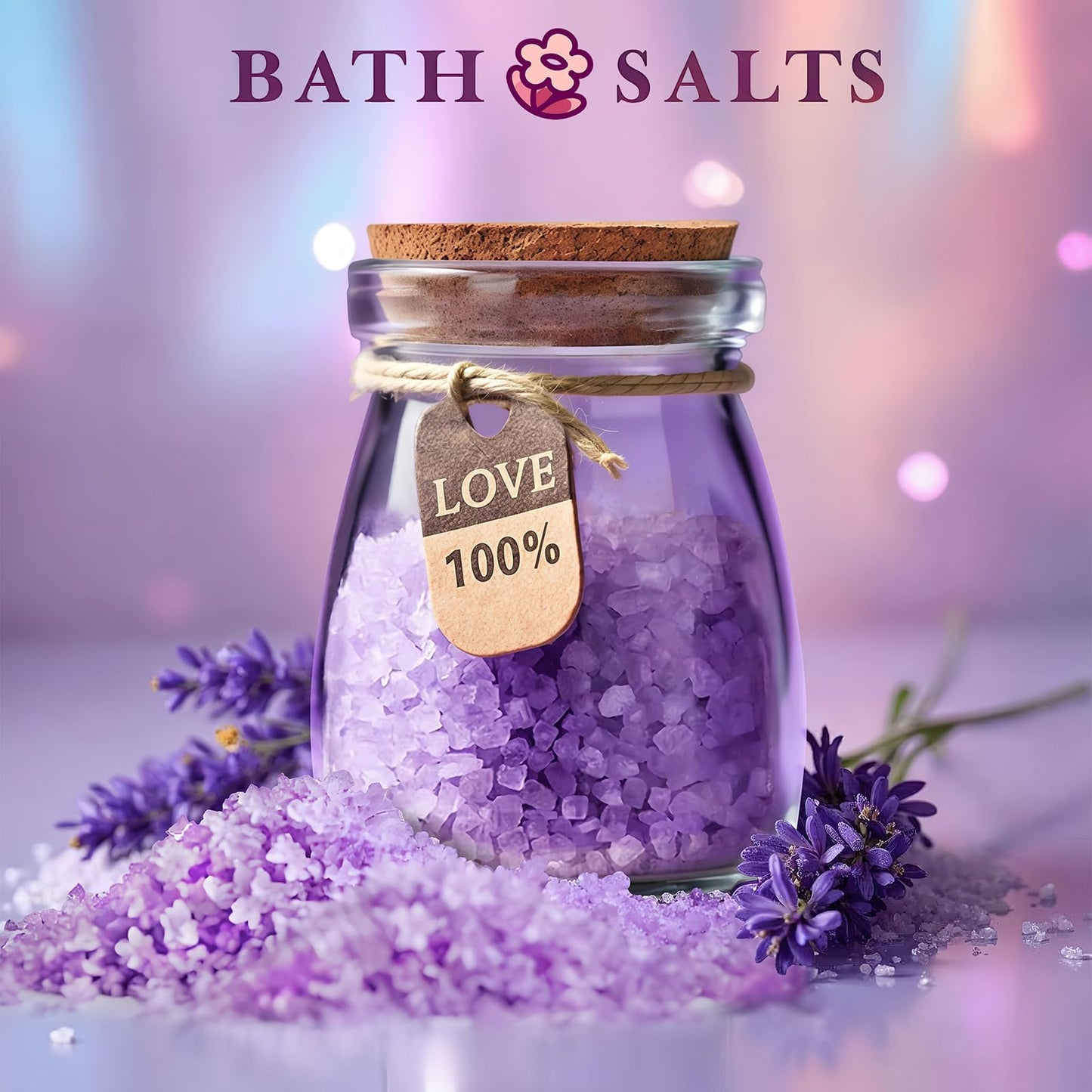 Birthday Gifts for Women, Happy Birthday Bath Set Gift Basket, Unique Spa Gift Idea for Mom, Sister, Bestie, Her, Wife, Female Friends, 30th, 50th, 60th, Gifts for Women Who Have Everything