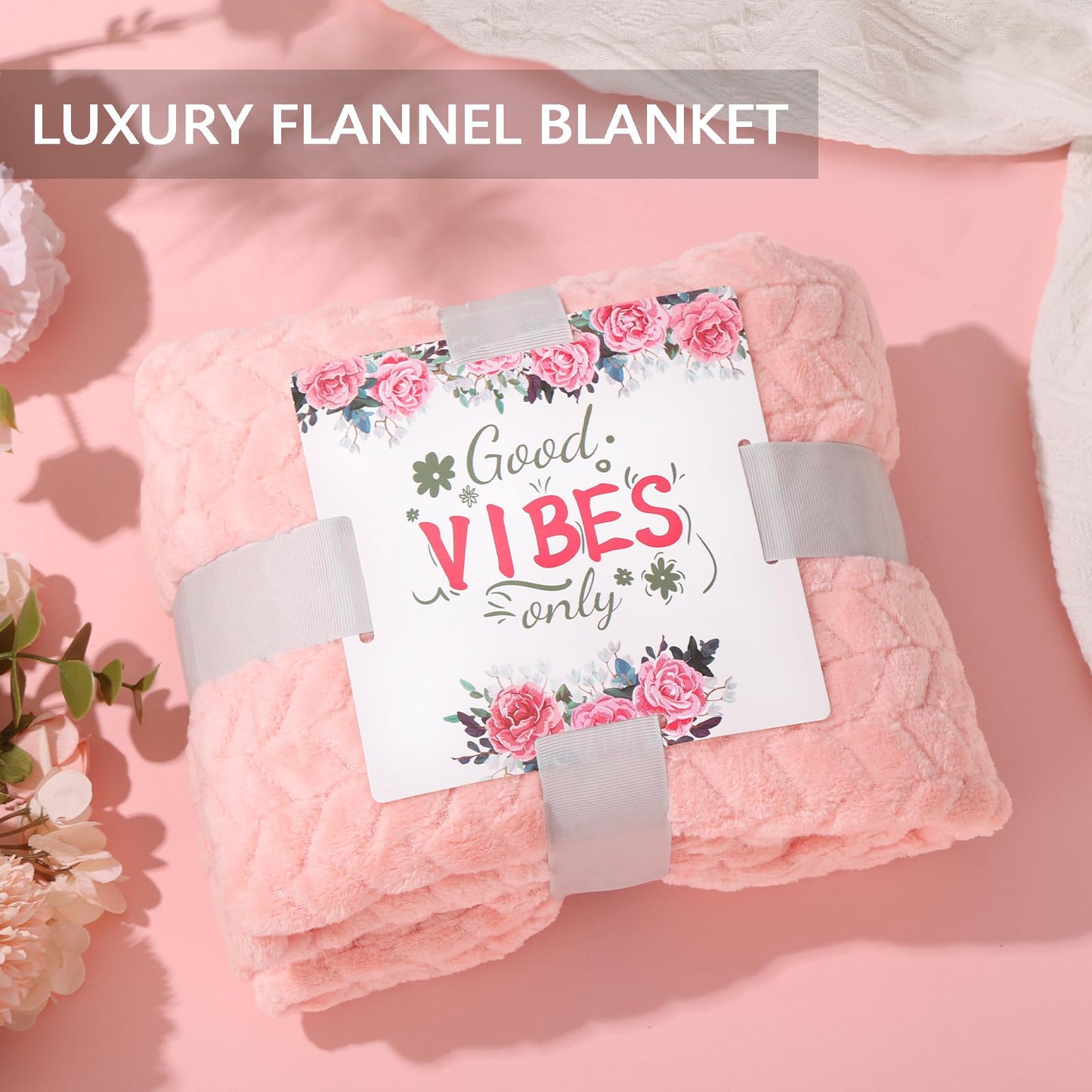 Solemon Happy Birthday Box for Woman - Pink Birthday Basket for Women Mom Her Girlfriend Sister Best Friend Wife Grandma