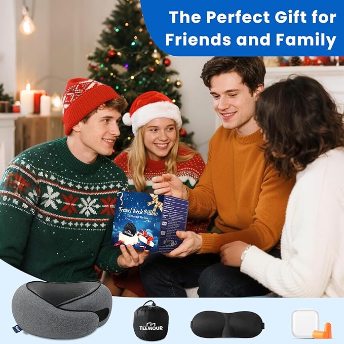 Teemour Memory Foam Travel Pillow