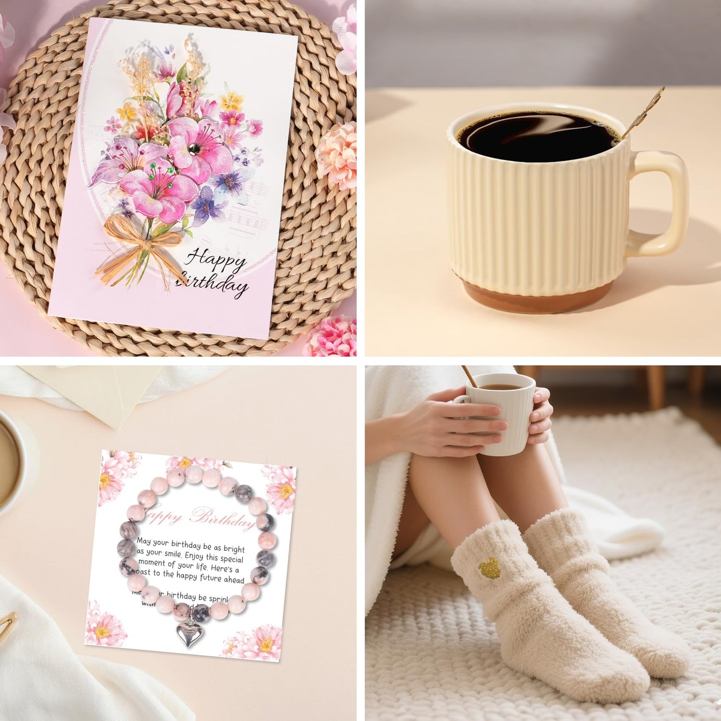 Birthday Gift Basket for Women, Birthday Gifts for Women Friendship Mom Sister Best Friend Her Wife Girlfriend Daughter Aunt Sister, Thoughtful Self Care Relaxing BD Gift Baskets