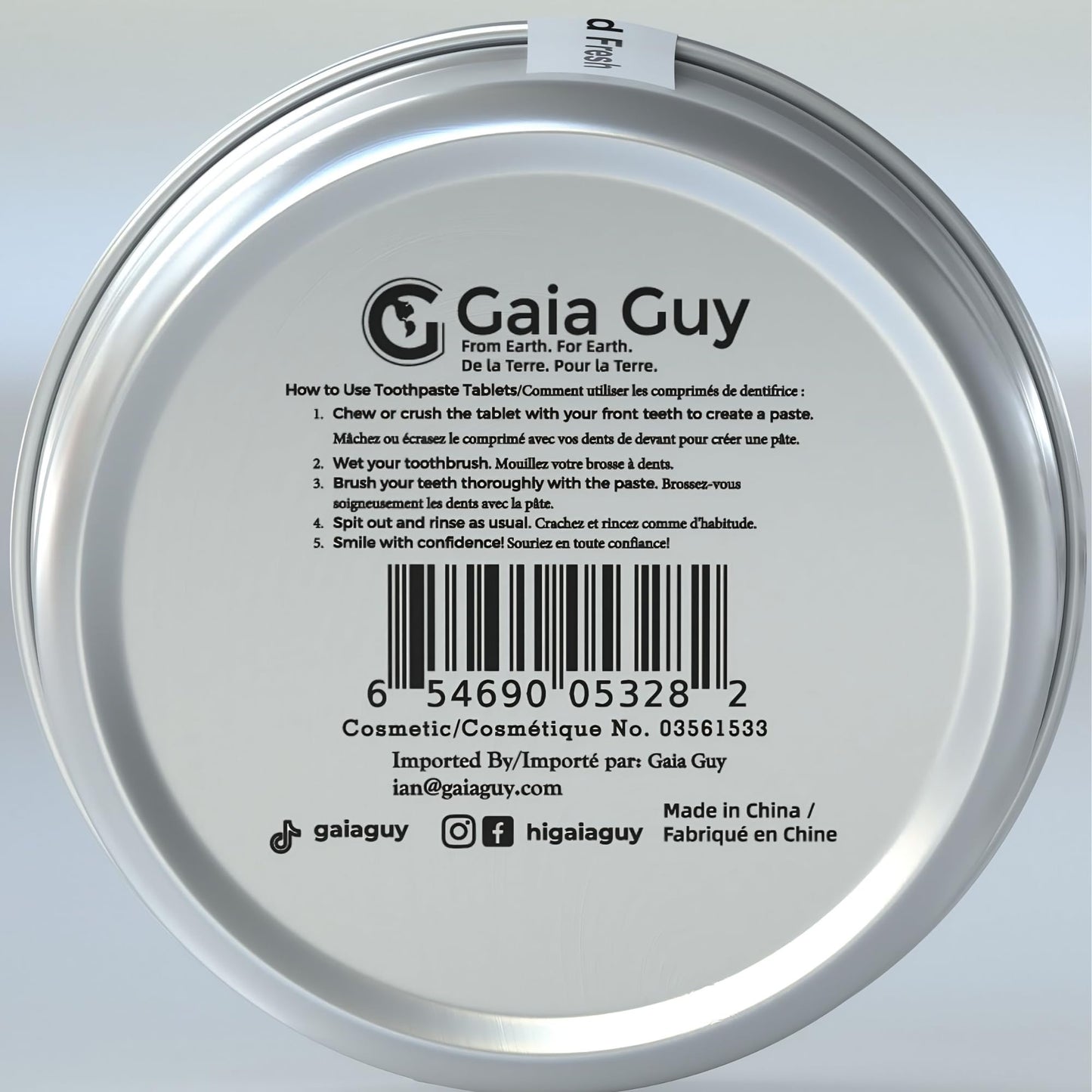 NanoMint | Remineralizing Toothpaste Tablets | Nano Hydroxyapatite Fluoride Free | 124 Toothpaste Tabs | Eco Friendly, Travel Mouthwash Tablets | Freshens Breath & Strengthens Tooth Enamel