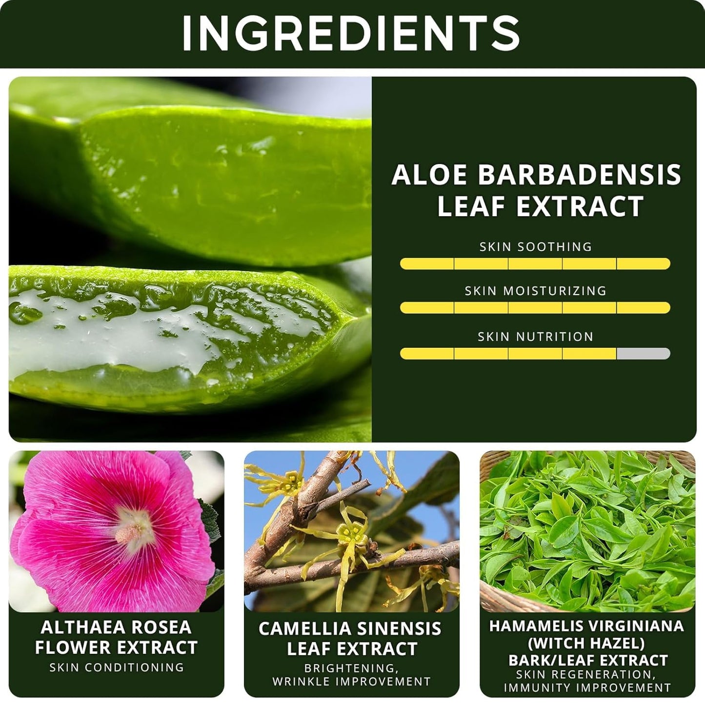 Neclar Aloe Vera Gel - for Sunburn Relief - Big 16.9 oz / 500ml - 98% Pure Aloe Gel - For Face, Skin and Hair - After Sun Care lotion - Sun Burn Moisturizer Cream (16.9 Fl oz)