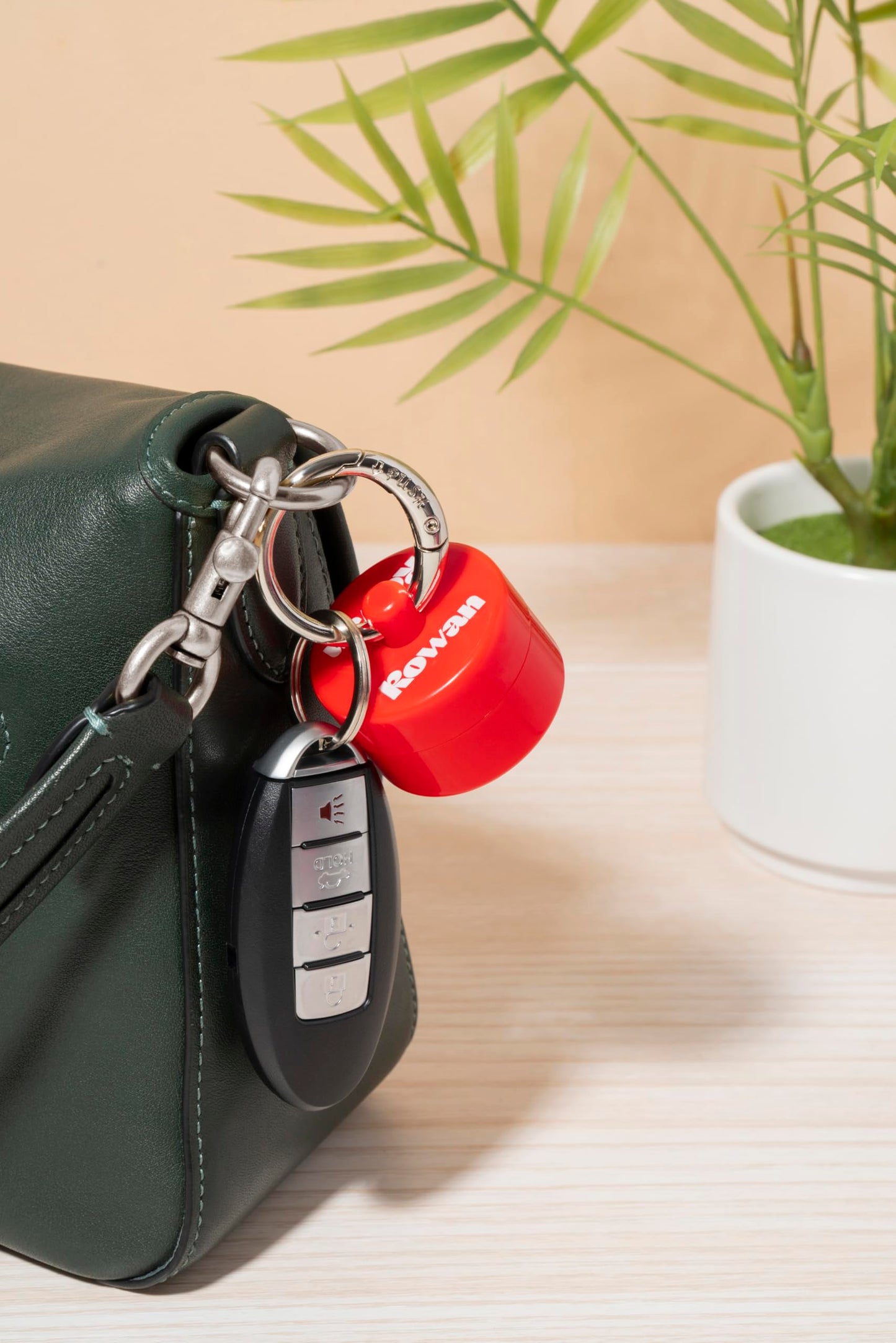 Lion Latch Travel Jewelry Box Case, Ring Holder on Shark Tank - Ring Holder for Women Girls with Keychain, Small Jewelry Organizer Boxes, Portable Ring Keeper Key Chain, Jewelry Storage Case