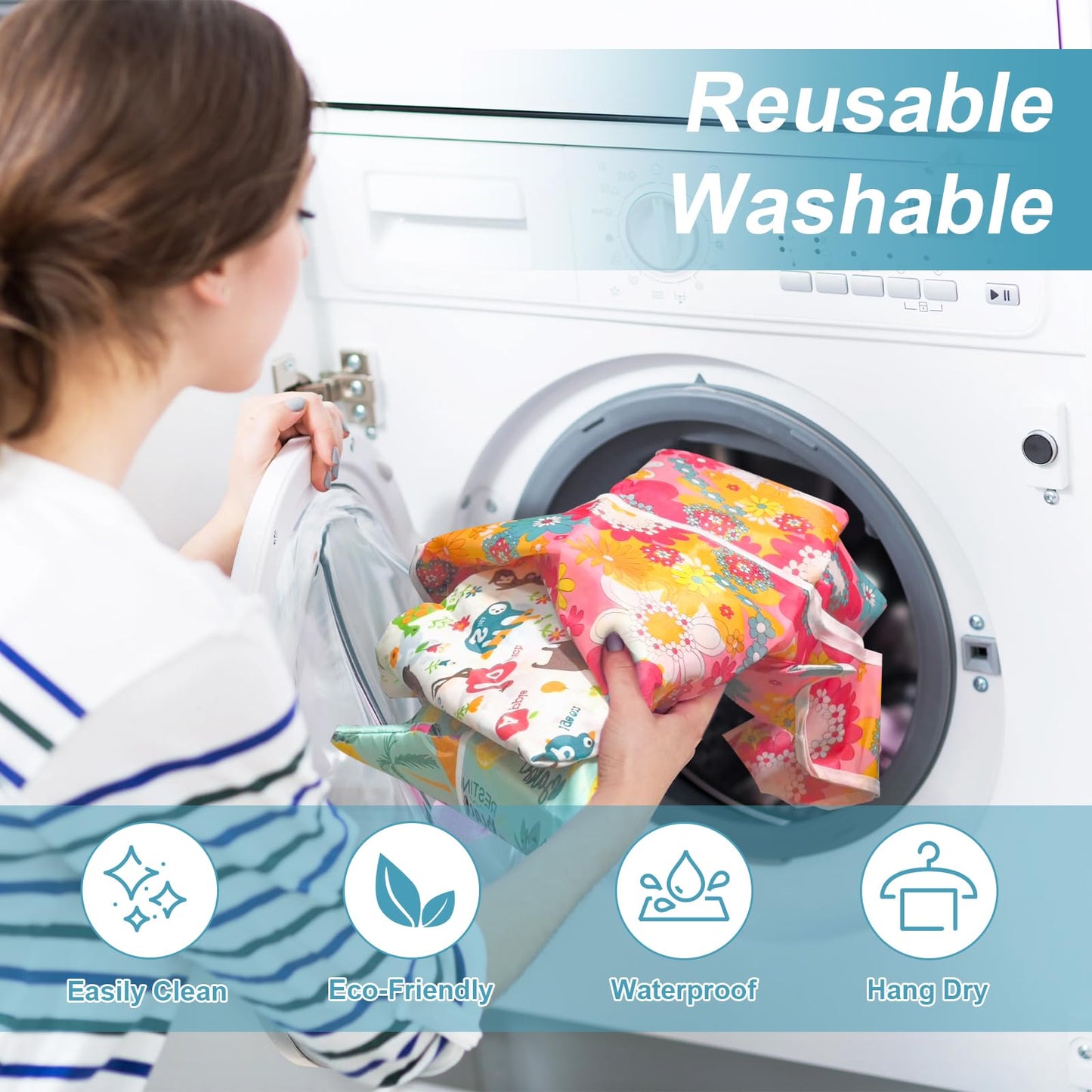 Extra Large 50Lbs Foldable Reusable Shopping Bags, 3 Pcs Reusable Grocery Bags with Handles Bulk, Machine Washable Market Tote Bags,Travel Recycle Shopping Bags in Pocket Folding kitchen Polyester Bag