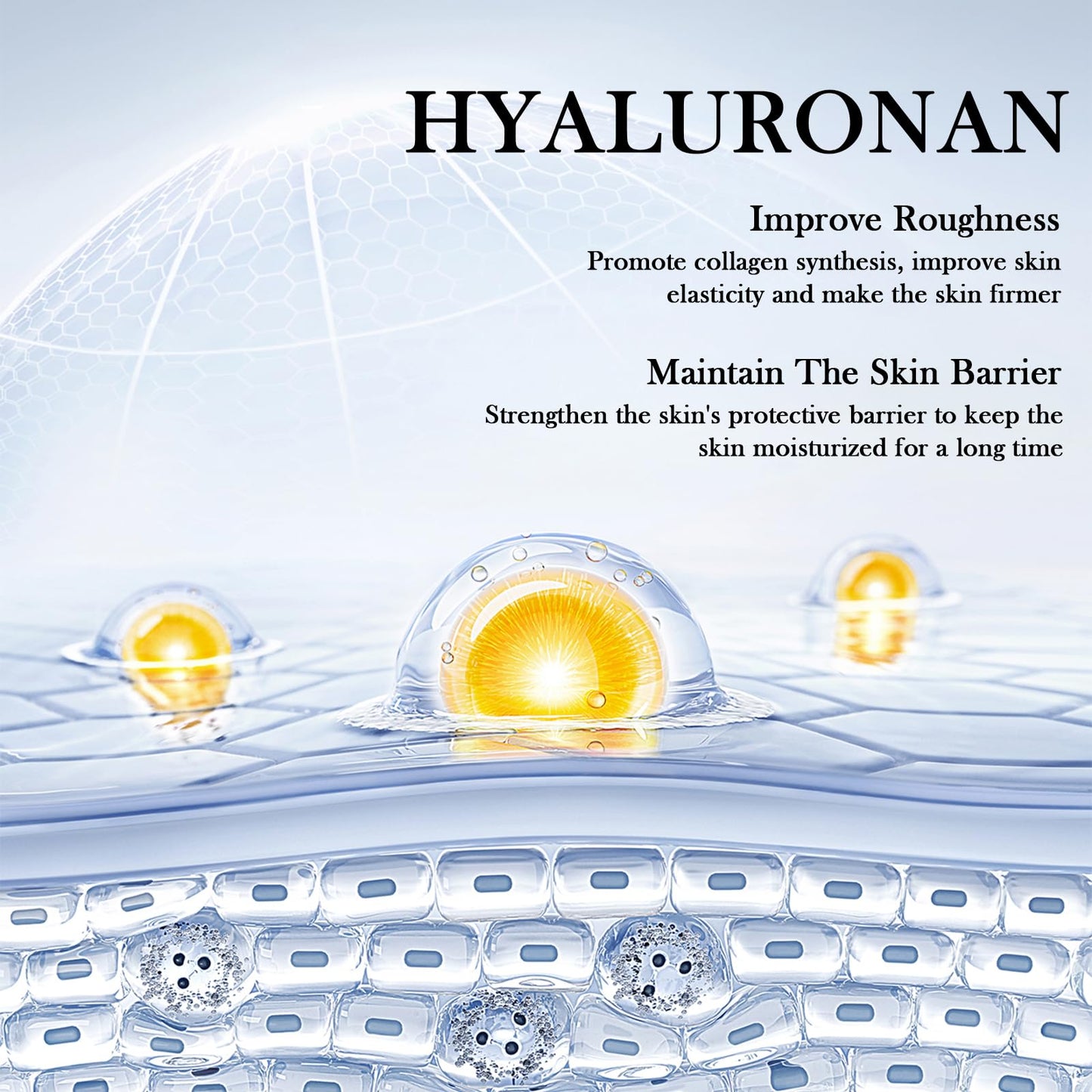 3% Hyaluronic Acid Serum, 30Pcs Hyaluronic Acid Tubes, Ultra-Hydrating Serum Single-Use Vials, Hyaluronic Acid Tubes 3% for Women's Moisturizing Skin Care Face
