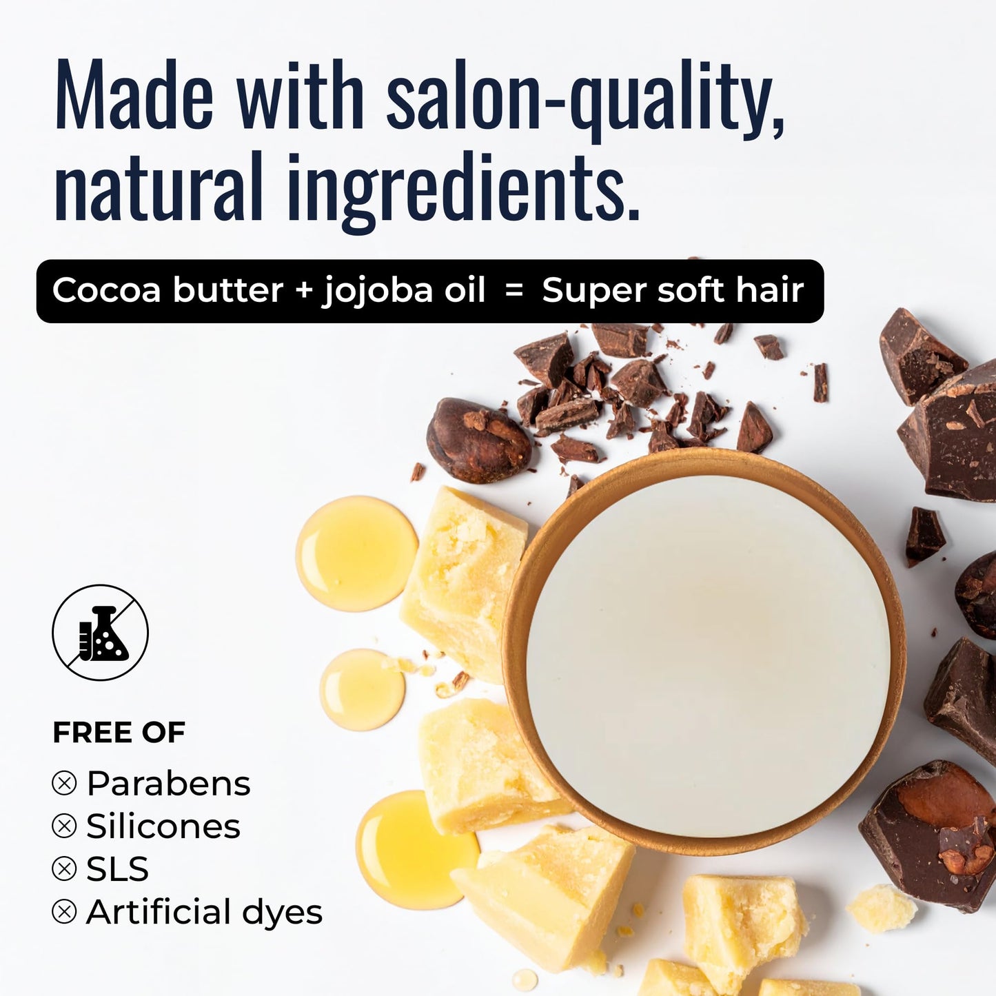 ZWS Essentials Simply Unscented Conditioner Bar, Vegan Solid Hair Conditioner for Sensitive Scalps & Fragrance-Free Care, Zero Waste, Travel-Friendly