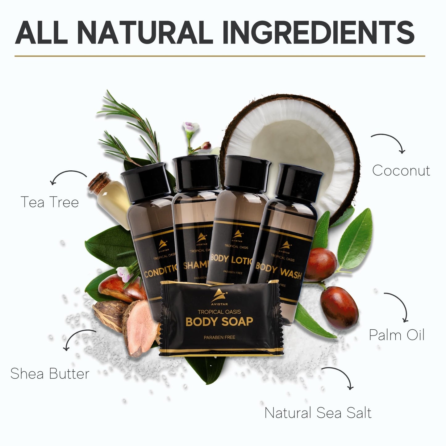 80 Piece Set Hotel Guest Soaps for Bathroom, Travel Size Bulk Toiletries Set, Supplies for Guests, 20 Pack w/ 20 Shampoo 20 Conditioner 20 Body Wash 20 Lotion