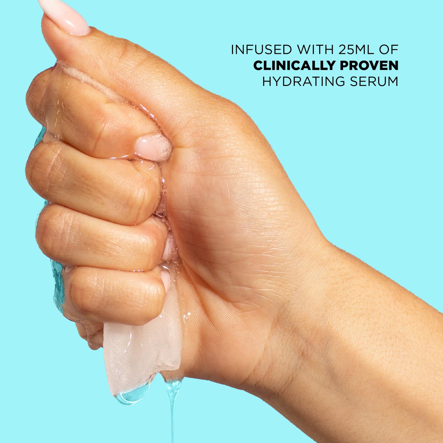 Skin Republic Hyaluronic Acid + Collagen Sheet Mask. Clinically Proven to Provide 48-Hours of Long-Lasting Hydration. Made in Korea. 3 Pack.