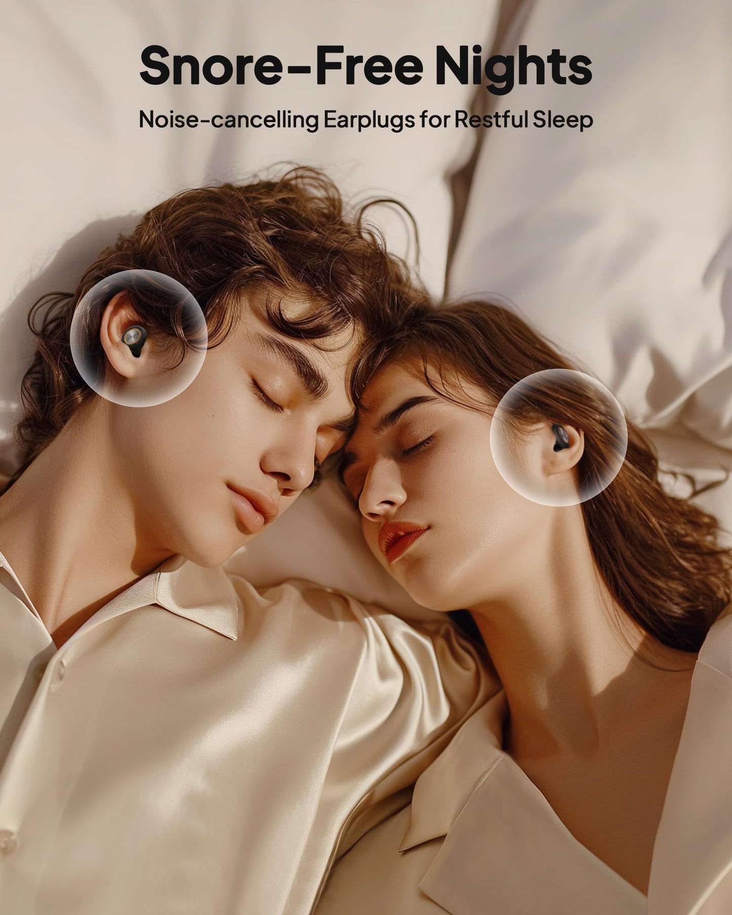 Ear Plugs for Sleeping Noise Cancelling, Reusable Silicone Ear Plugs for Sleeping with 8 Eartips and Case, 45dB Noise Reduction, High-Fidelity Hearing Protection Ear Plugs for Concert and Snoring