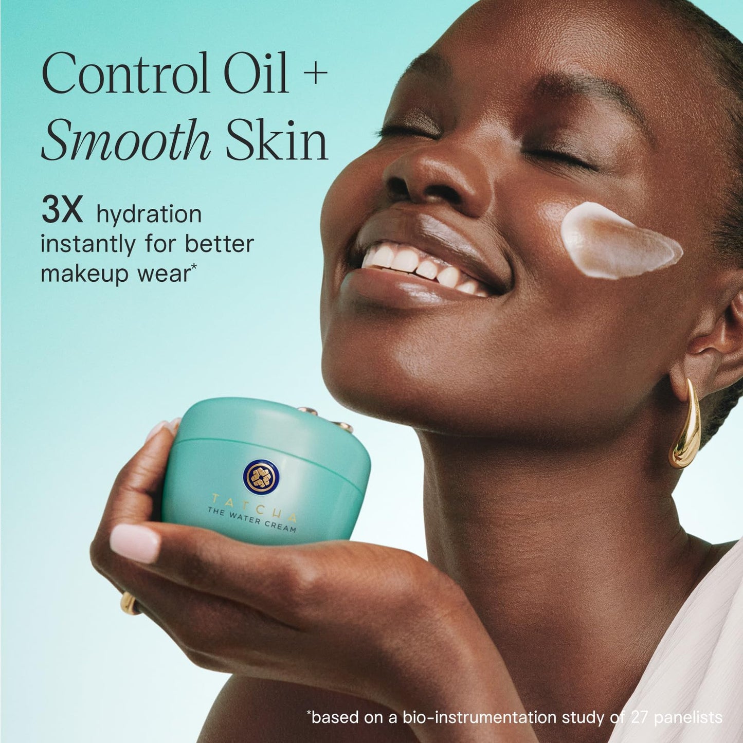 TATCHA The Water Cream | Cream Moisturizer for Face, Optimal Hydration For Pure Poreless Skin | 50 ml / 1.7 oz