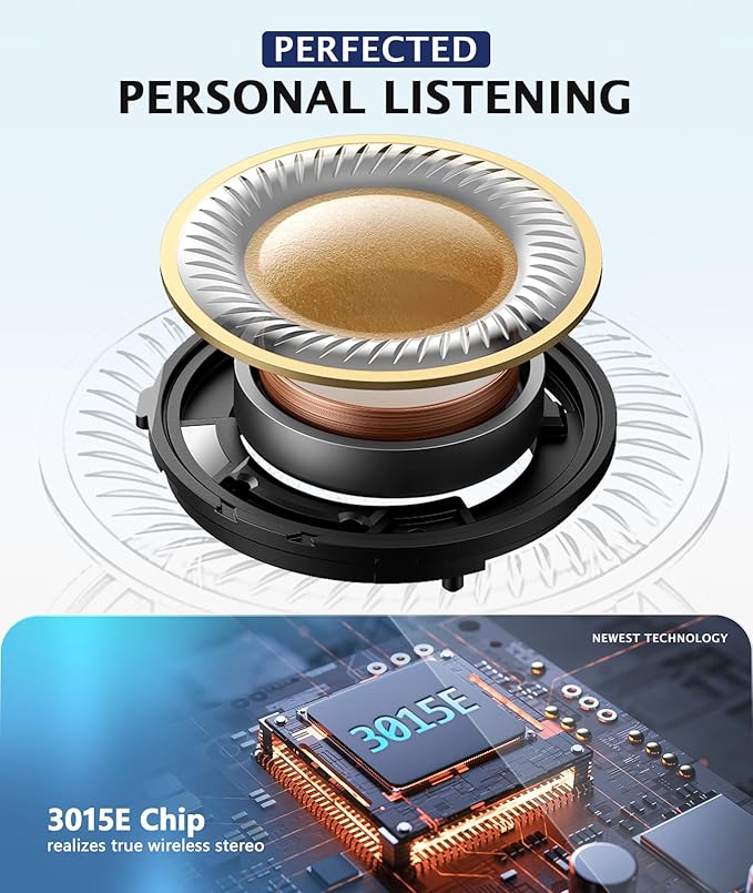 LC-dolida Sleep Mask with Headphones Bluetooth 5.4, 3D Sleeping Headphones for Side Sleepers Bluetooth Sleep Mask Blackout Bluetooth Eye Mask for Sleeping Travel Meditation Men Women