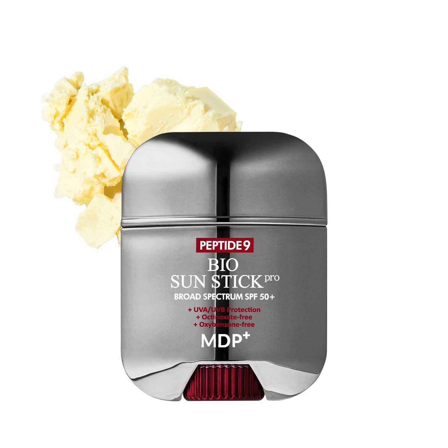 MDP+ Peptide 9 Bio Sunstick Pro | Korean Sunscreen Stick SPF 50+ | Lightweight, Non-Greasy Broad Spectrum UV Protection for Face & Body