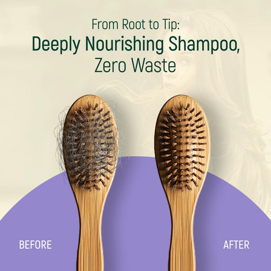 Solid Rice Protein Water Shampoo & Conditioner Hair Soap – Shampoo and Conditioner Bars For Hair With All Natural Plant Based Essential Oils And Zero Waste Packaging (Coconut)