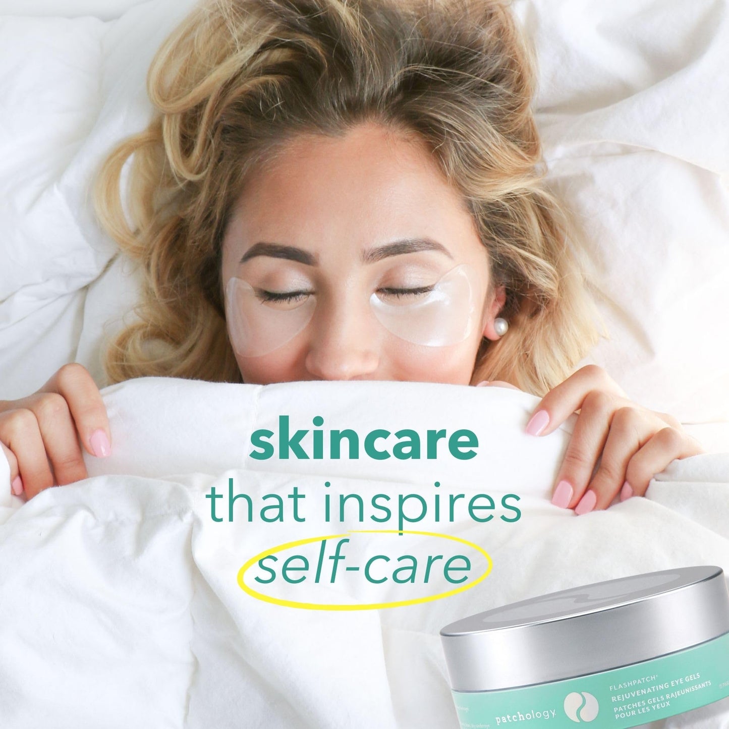 Patchology Rejuvenating Under Eye Patches for Dark Circles & Puffy Eyes - Hydrating Eye Mask with Caffeine & Collagen - Reduces Dark Circles, Puffiness, and Wrinkles - Under Eye Care (15 Pairs)