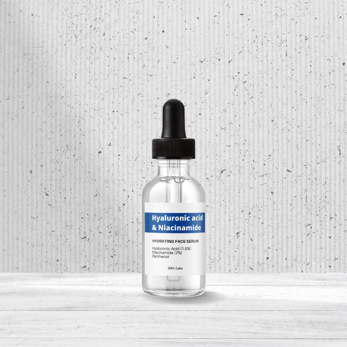 Hyaluronic Acid & Niacinamide Serum – Deep Hydration & Brightening for Face – Anti-Aging, Wrinkle Reduction, Pore Minimizer & Skin Barrier Repair – Lightweight & Fast Absorbing – 1 fl oz