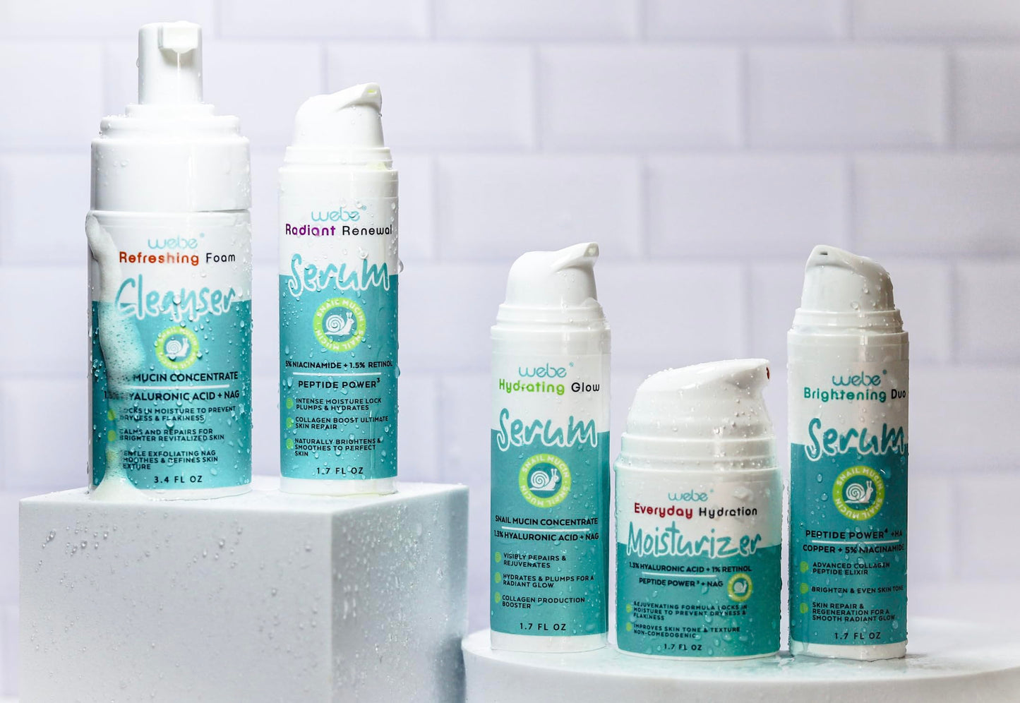 WEBE Naturals Snail Mucin Retinol 1.5% Radiant Renewal Serum | Niacinamide 5%, Vitamin C, Peptide Booster, Hyaluronic Acid & Zinc PCA | Anti-Aging Plumping Intense Moisture Lock, Glowing Smooth Skin