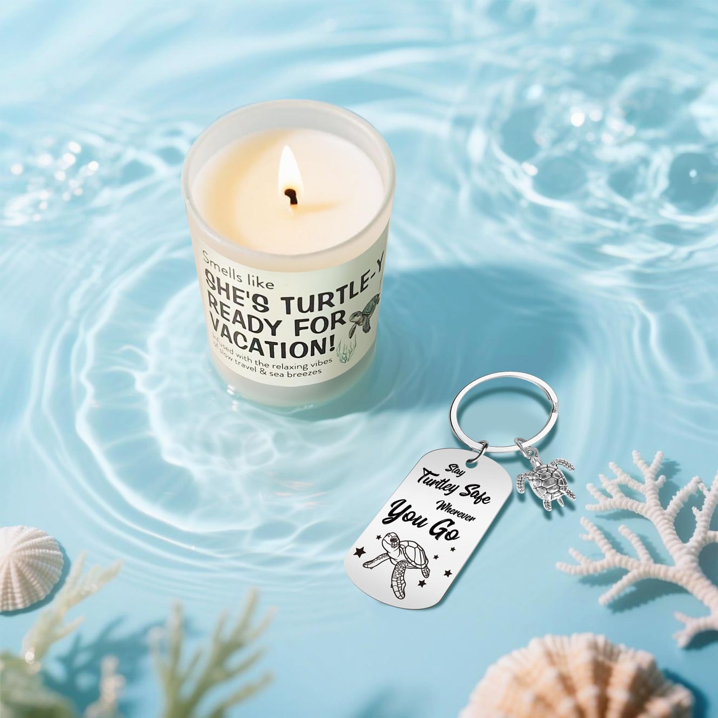 Sea Turtle Gifts for Women – Travel Gift Set for Turtle Lovers, Birthday Gift Baskets for Her, Cute Ocean Themed Present for Mom, Sister, Friends, Valentine’s Day, Christmas, Mother's Day