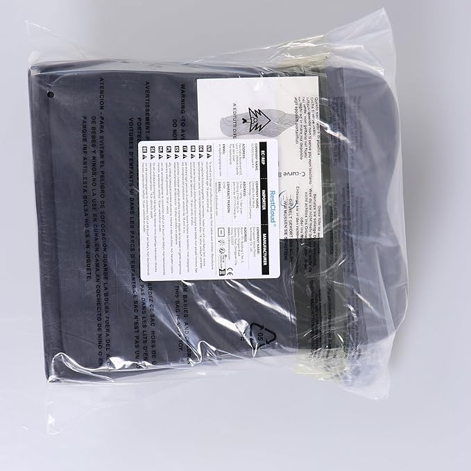 RESTCLOUD Back Stretcher for Back Pain Relief, Back Stretching Cushion, Chronic Lumbar Support Pillow Helps with Spinal Stenosis, Herniated Disc and Sciatica Nerve Pain Relief Lumbar Stretcher