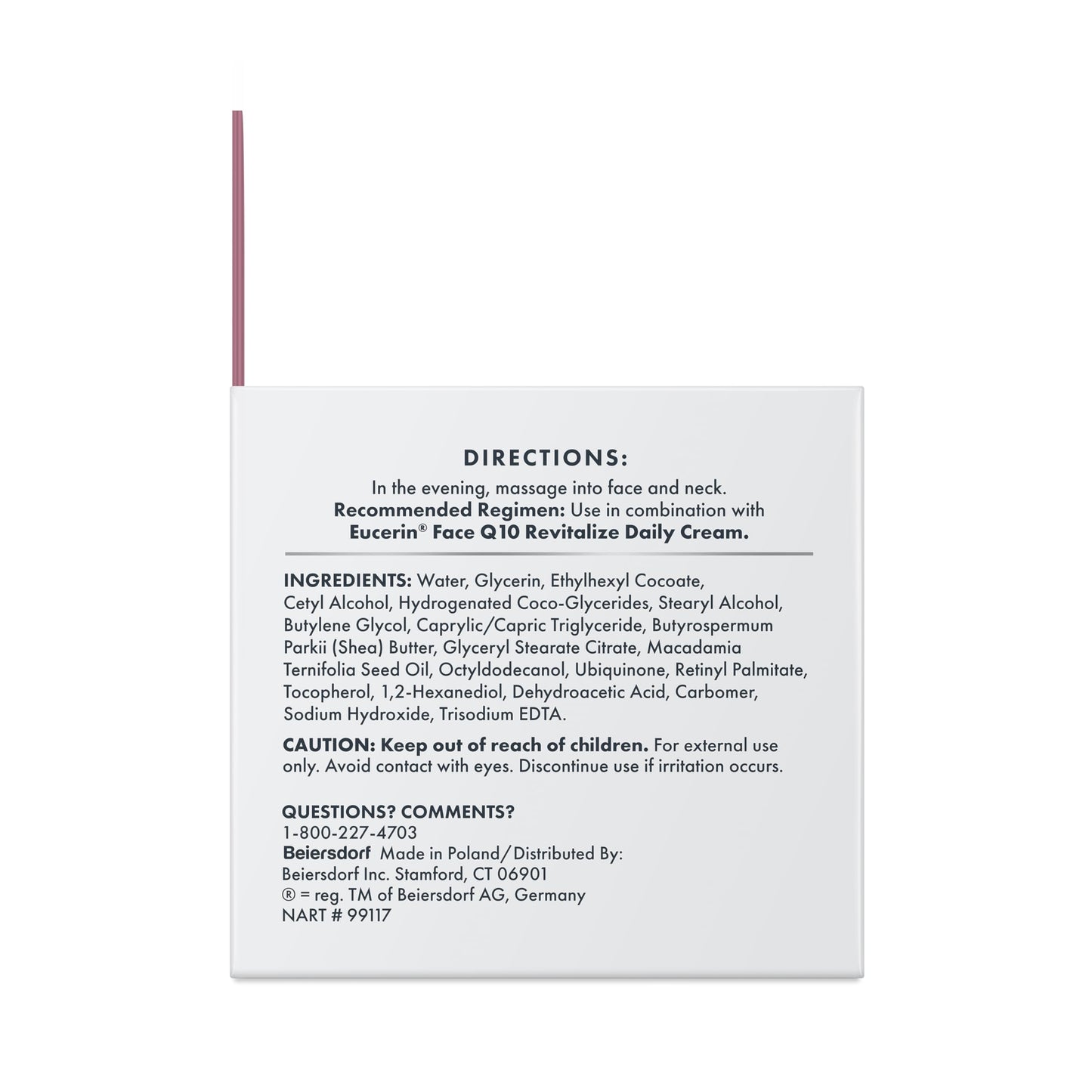 Eucerin Q10 Skin Care Set, Anti Wrinkle Daily Face Cream with Biotin (1.7 Oz) + Anti Wrinkle Night Cream with Pro-Retinol (1.7 Oz), Fragrance Free Face Moisturizer for All Skin Types