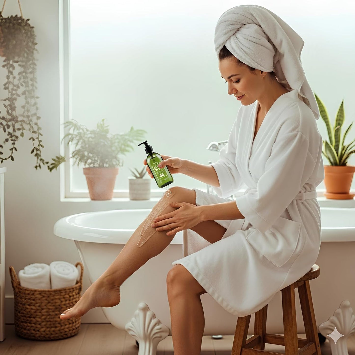 Neclar Aloe Vera Gel - for Sunburn Relief - Big 16.9 oz / 500ml - 98% Pure Aloe Gel - For Face, Skin and Hair - After Sun Care lotion - Sun Burn Moisturizer Cream (16.9 Fl oz)