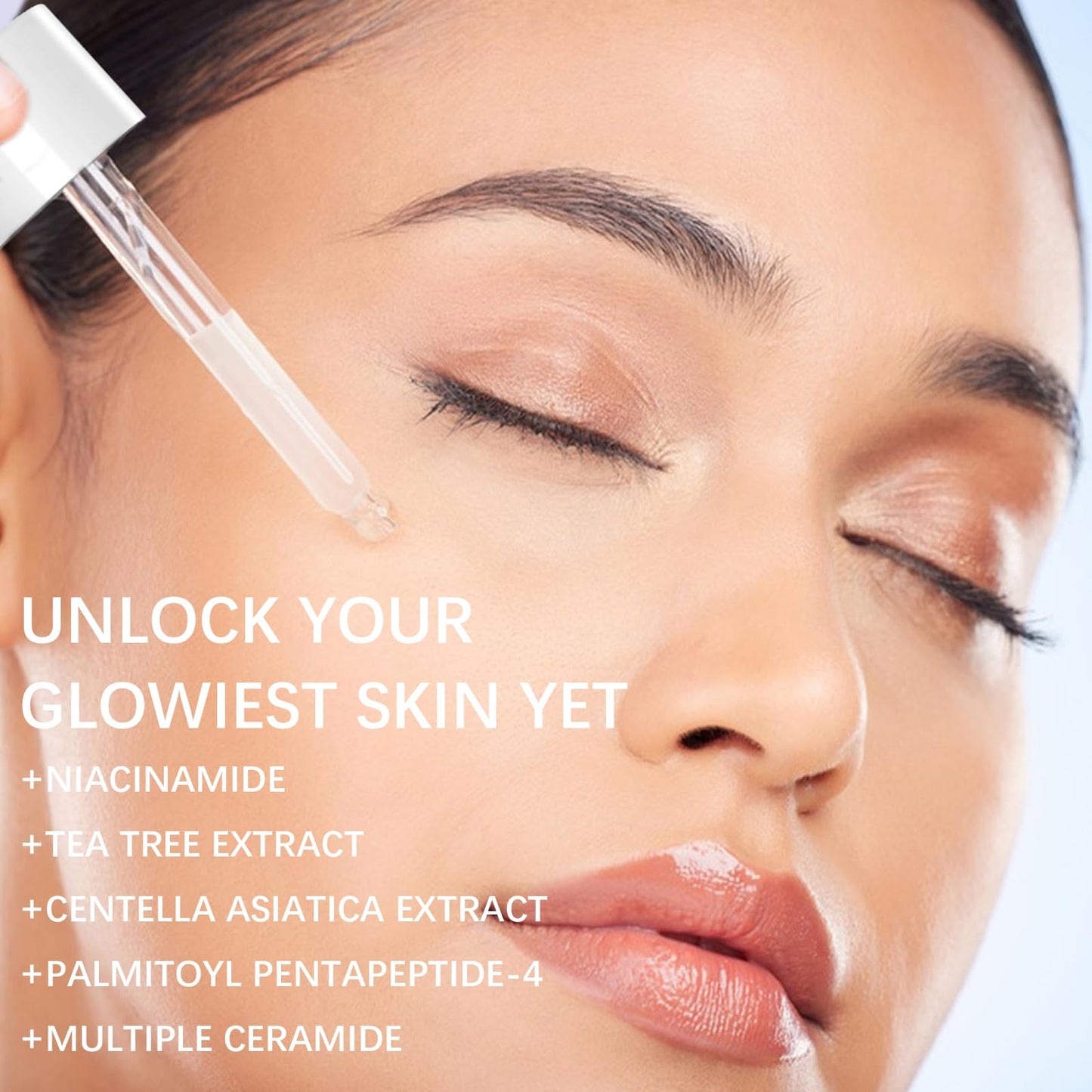 3 Pack 5% Niacinamide Serum with 4% Tea Tree Extracts & 1% Centella Asiatica Extracts for Hydration and Even Tone (1fl.oz/30ml Each)