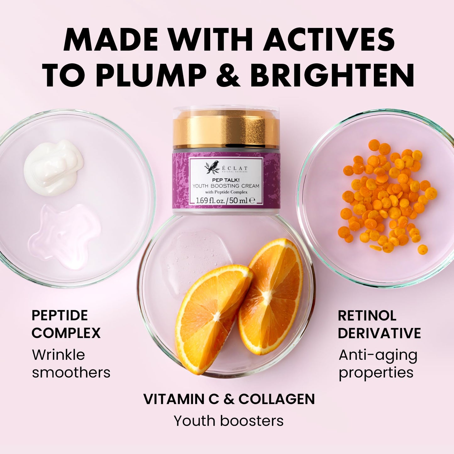 Collagen Anti Aging Face Cream with Patented Matrixyl-3000 & Argireline - 5x More Powerful w/ Pep-Boost Peptide Complex + 10 Antioxidants - Facial Wrinkle Day/Night Cream Face Moisturizer for Women