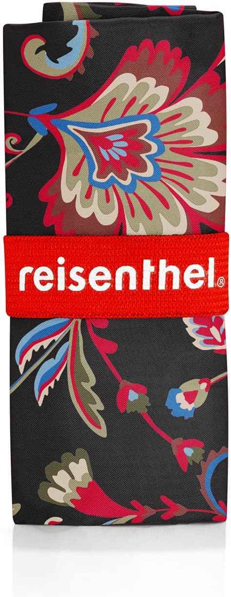 reisenthel mini maxi shopper paisley black - foldable shopping bag with attractive design - water repellent